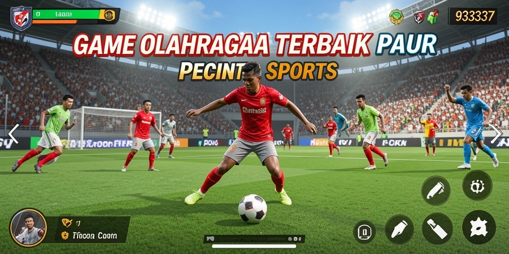 Tangkapan layar permainan 93337 yang menunjukkan aksi olahraga menarik.