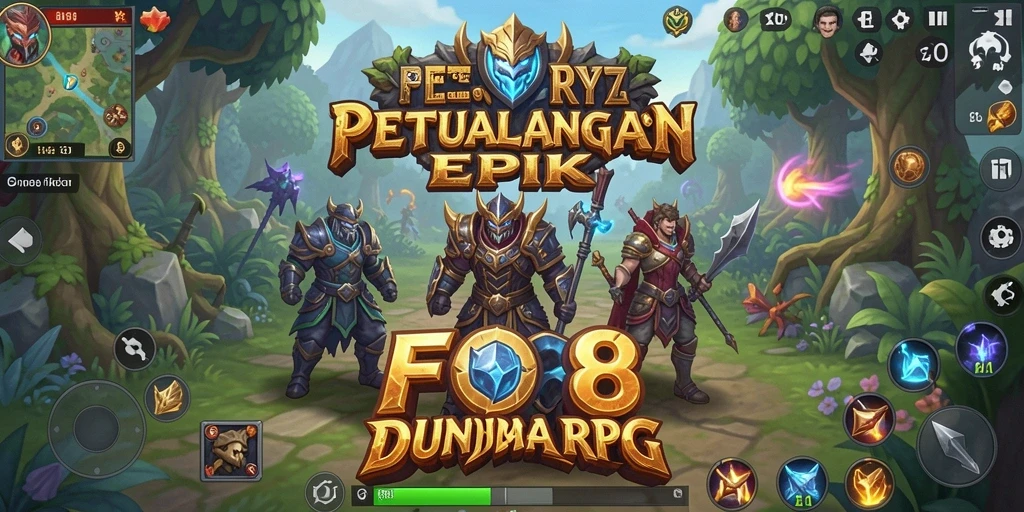 Gameplay seru dan menantang dalam dunia RPG yang luas.